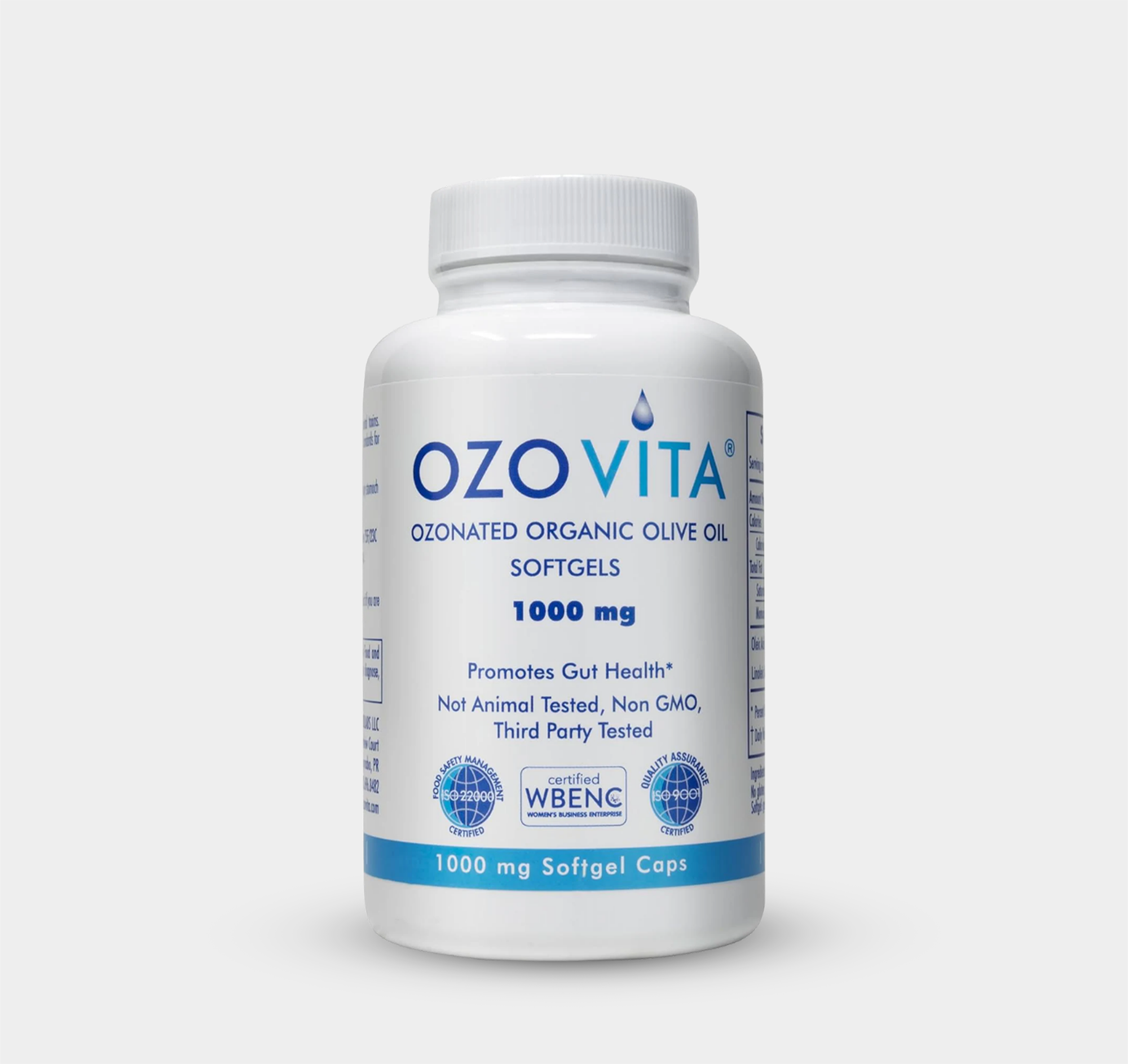 OzoVita Ozonated Organic Olive/Linseed Oil 1000mg (60sg)