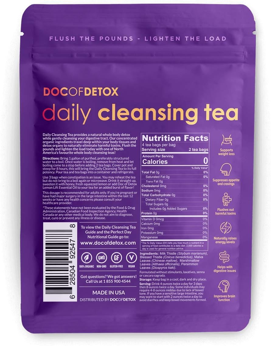 DocofDetox - Daily Cleansing Tea (6 Weeks)