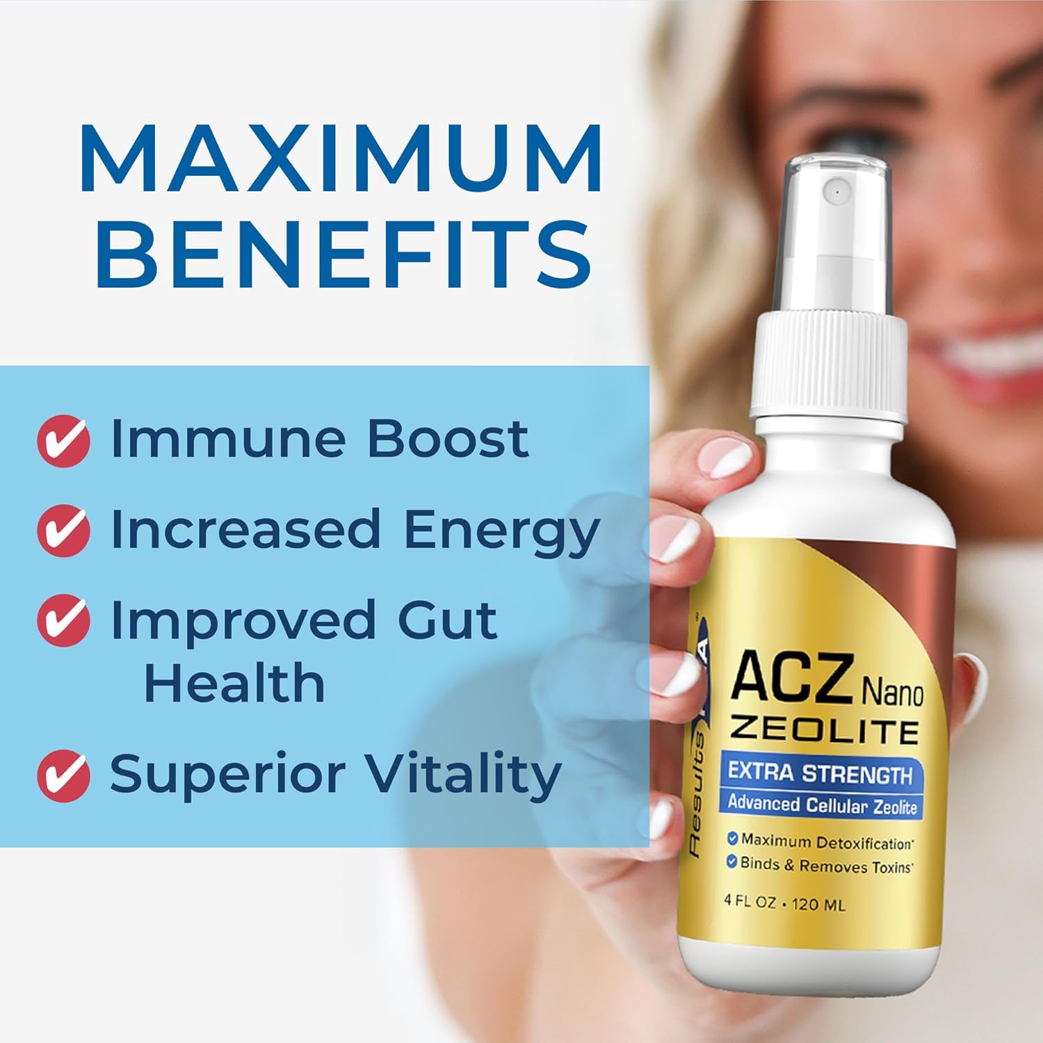 ACZ Nano Zeolite Extra Strength Zeolite, 4 Oz