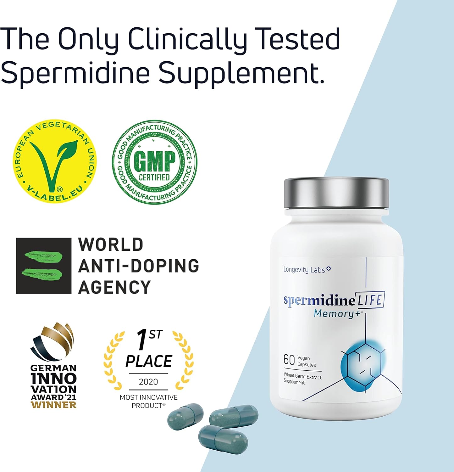 spermidineLIFE Extra+ 1300mg 60c