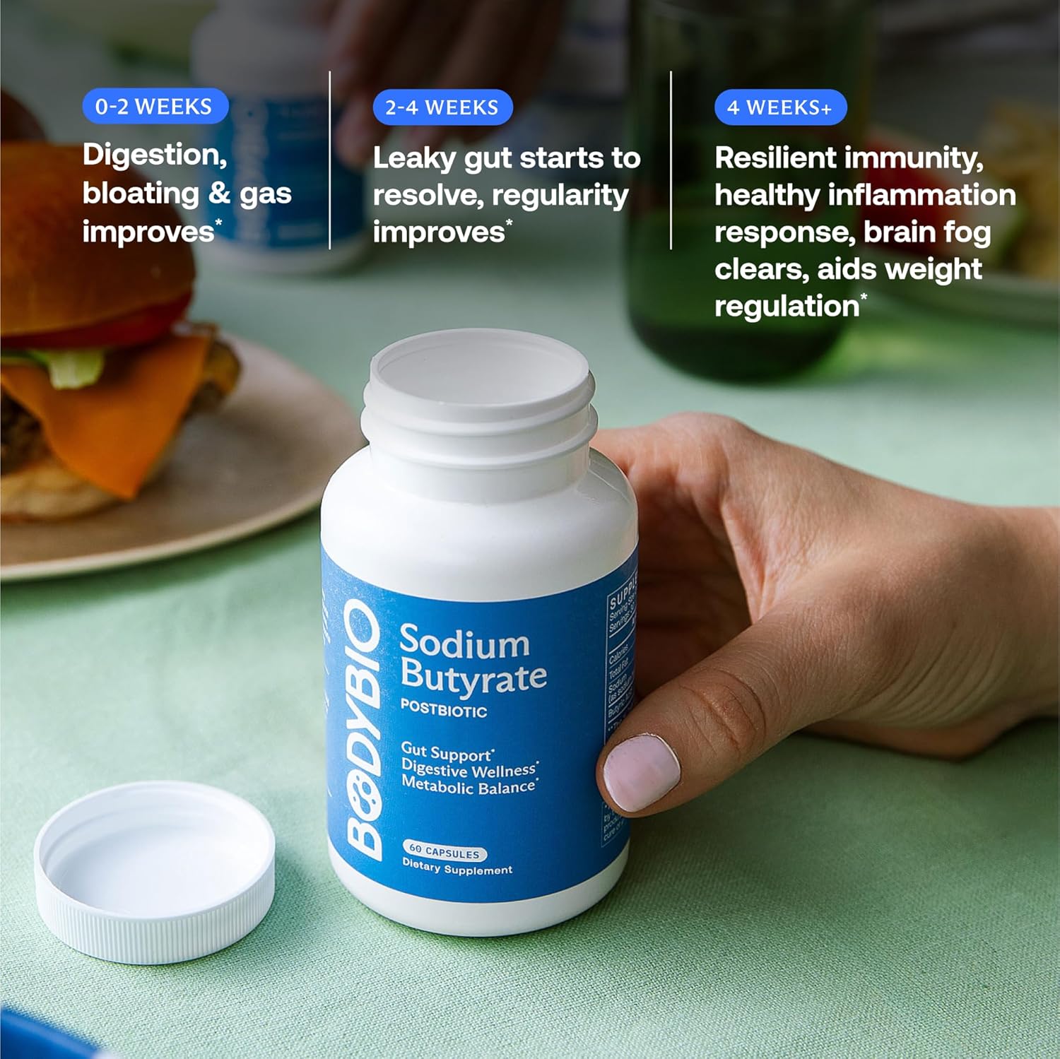Sodium Butyrate 100 caps ( Body Bio)